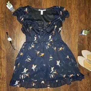 American Rag Swallow Pattern Dress